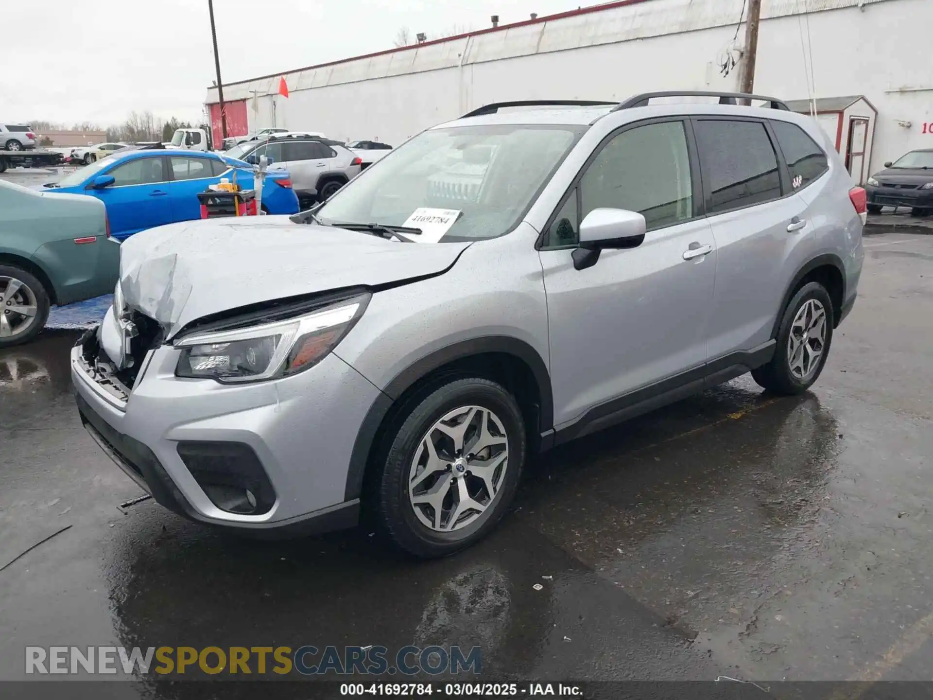 2 Photograph of a damaged car JF2SKAFC2MH544017 SUBARU FORESTER 2021