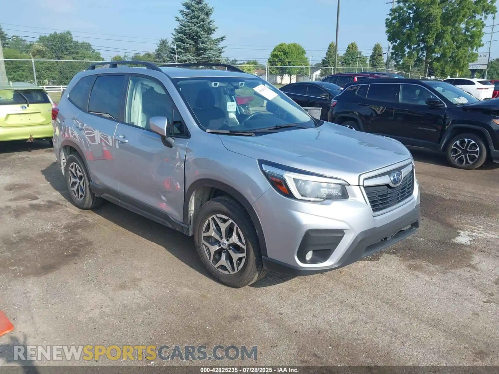 1 Photograph of a damaged car JF2SKAFC2MH549959 SUBARU FORESTER 2021