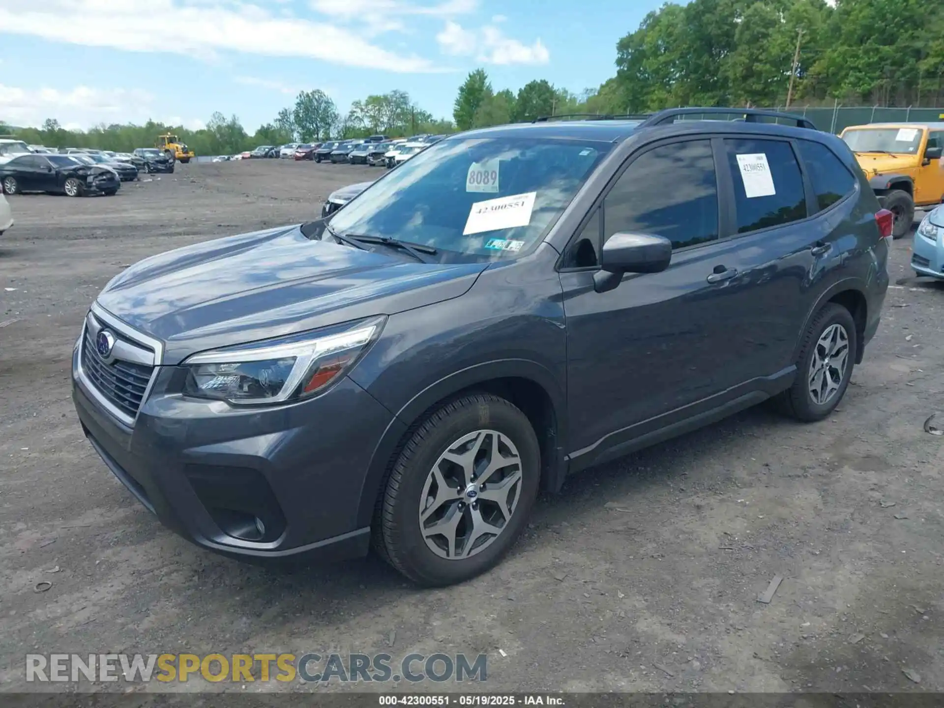 2 Photograph of a damaged car JF2SKAFC2MH584758 SUBARU FORESTER 2021