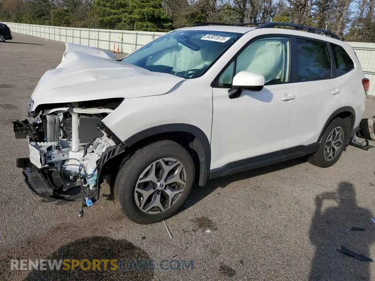 1 Photograph of a damaged car JF2SKAFC3MH456920 SUBARU FORESTER 2021