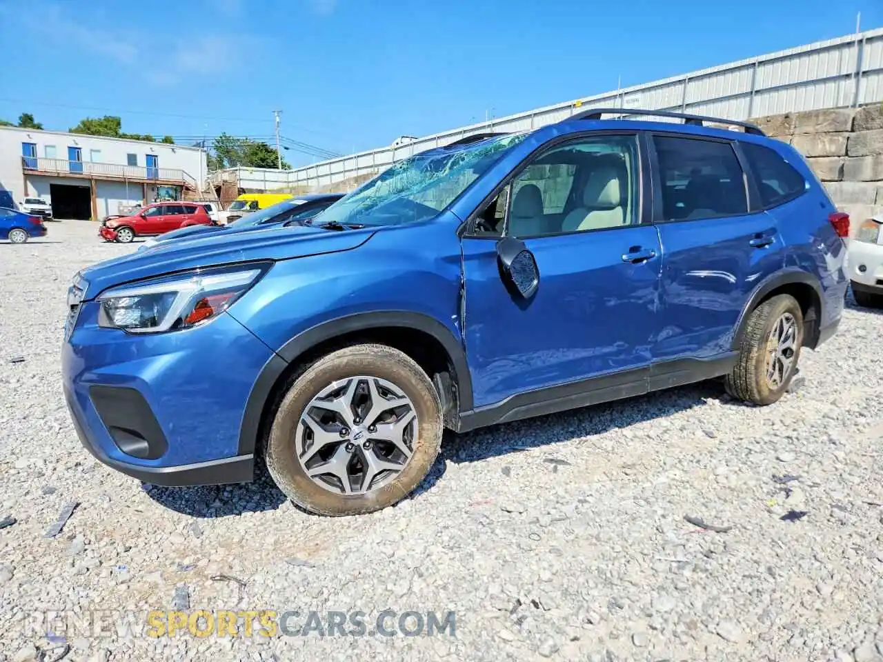 1 Фотография поврежденного автомобиля JF2SKAFC3MH457548 SUBARU FORESTER 2021
