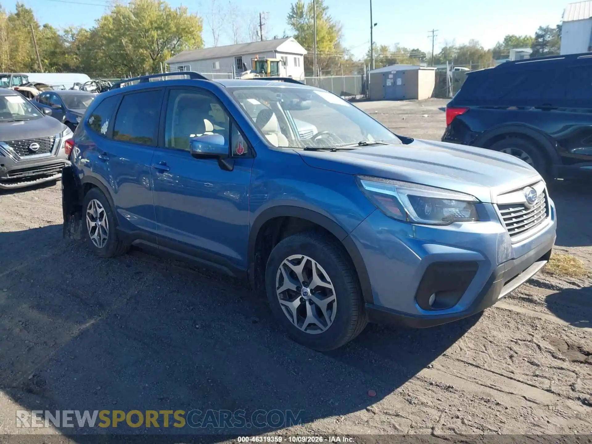 1 Photograph of a damaged car JF2SKAFC4MH459907 SUBARU FORESTER 2021