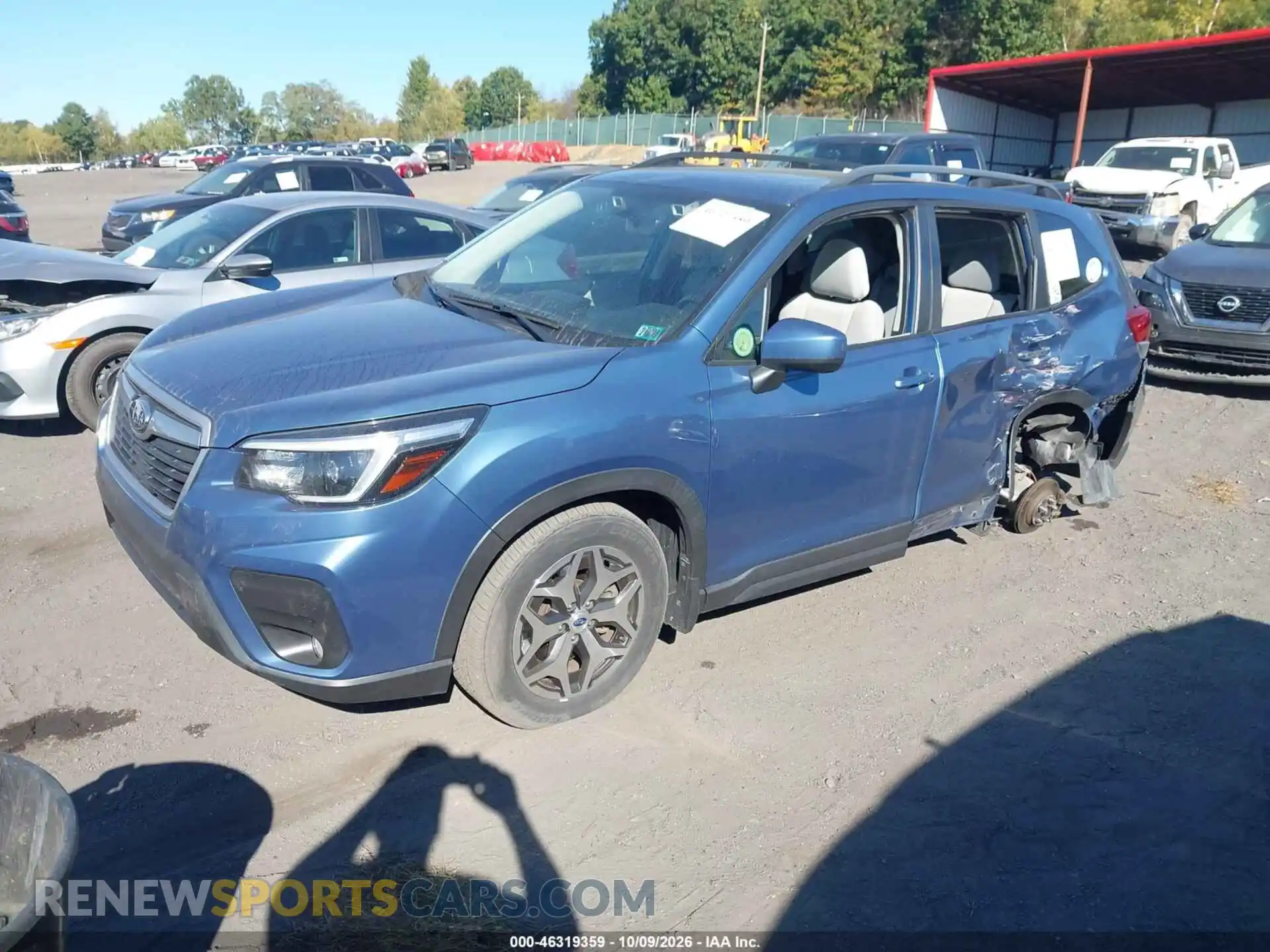 2 Photograph of a damaged car JF2SKAFC4MH459907 SUBARU FORESTER 2021