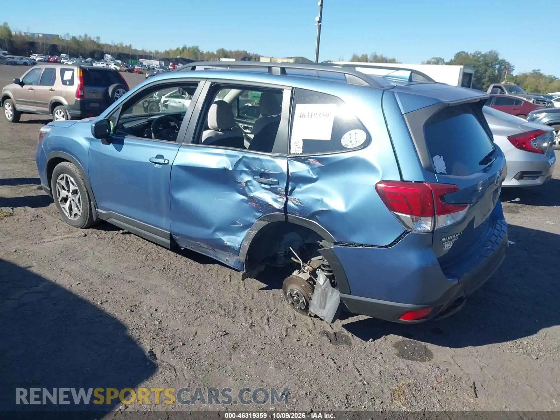 3 Photograph of a damaged car JF2SKAFC4MH459907 SUBARU FORESTER 2021