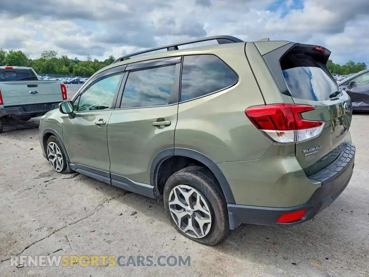 2 Photograph of a damaged car JF2SKAFC4MH514470 SUBARU FORESTER 2021