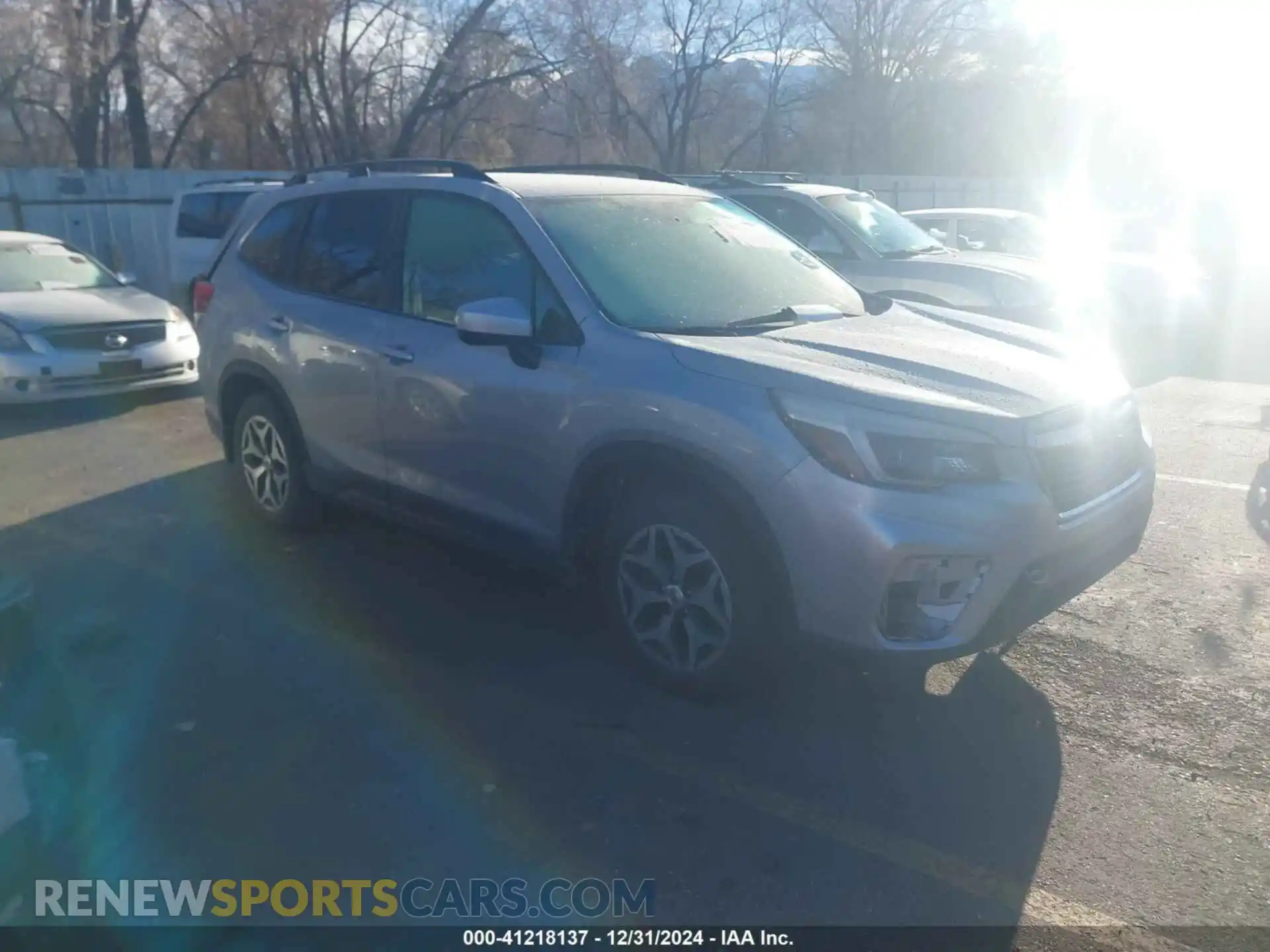 1 Photograph of a damaged car JF2SKAFC4MH519393 SUBARU FORESTER 2021