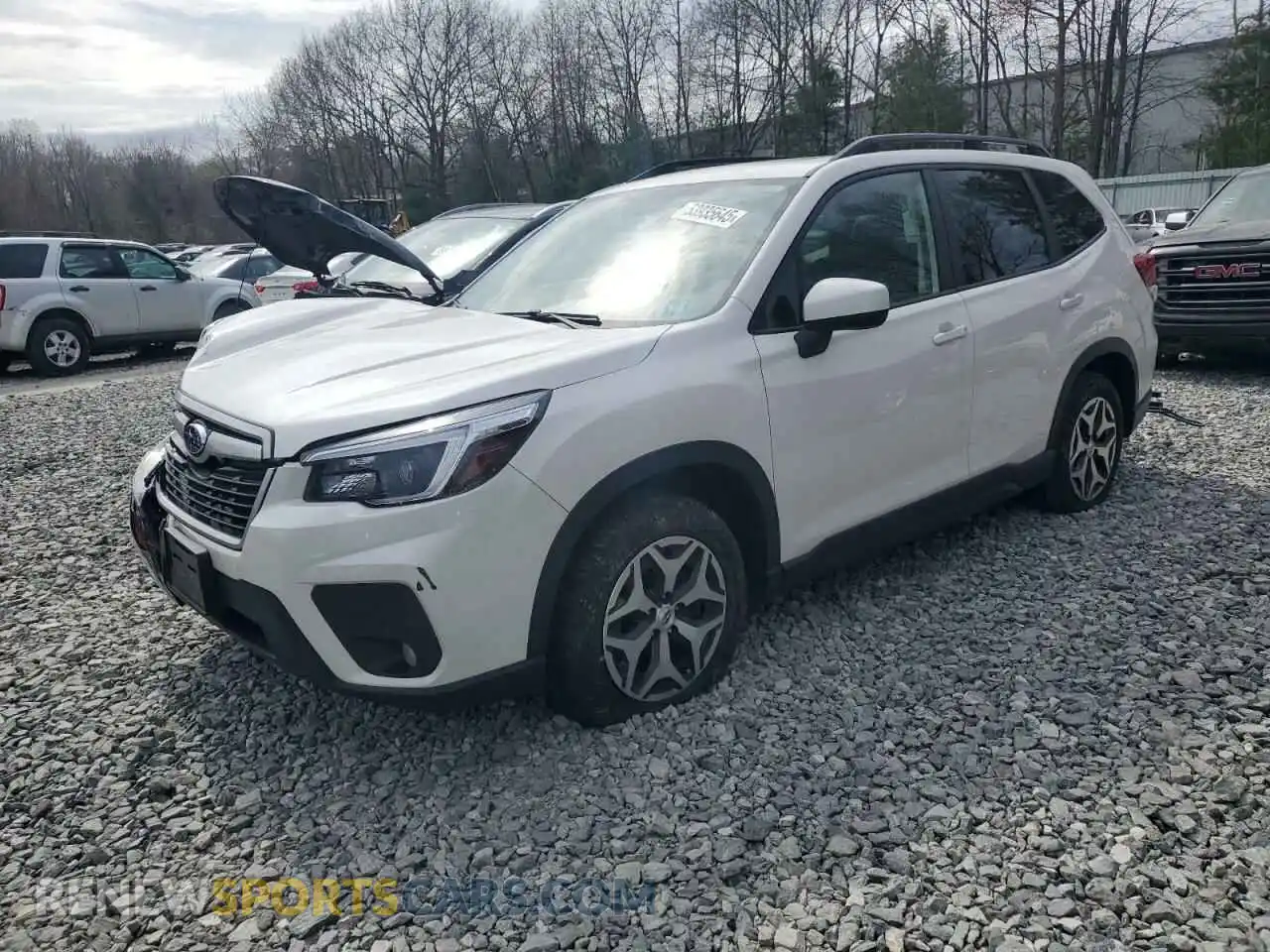 1 Photograph of a damaged car JF2SKAFC5MH443604 SUBARU FORESTER 2021
