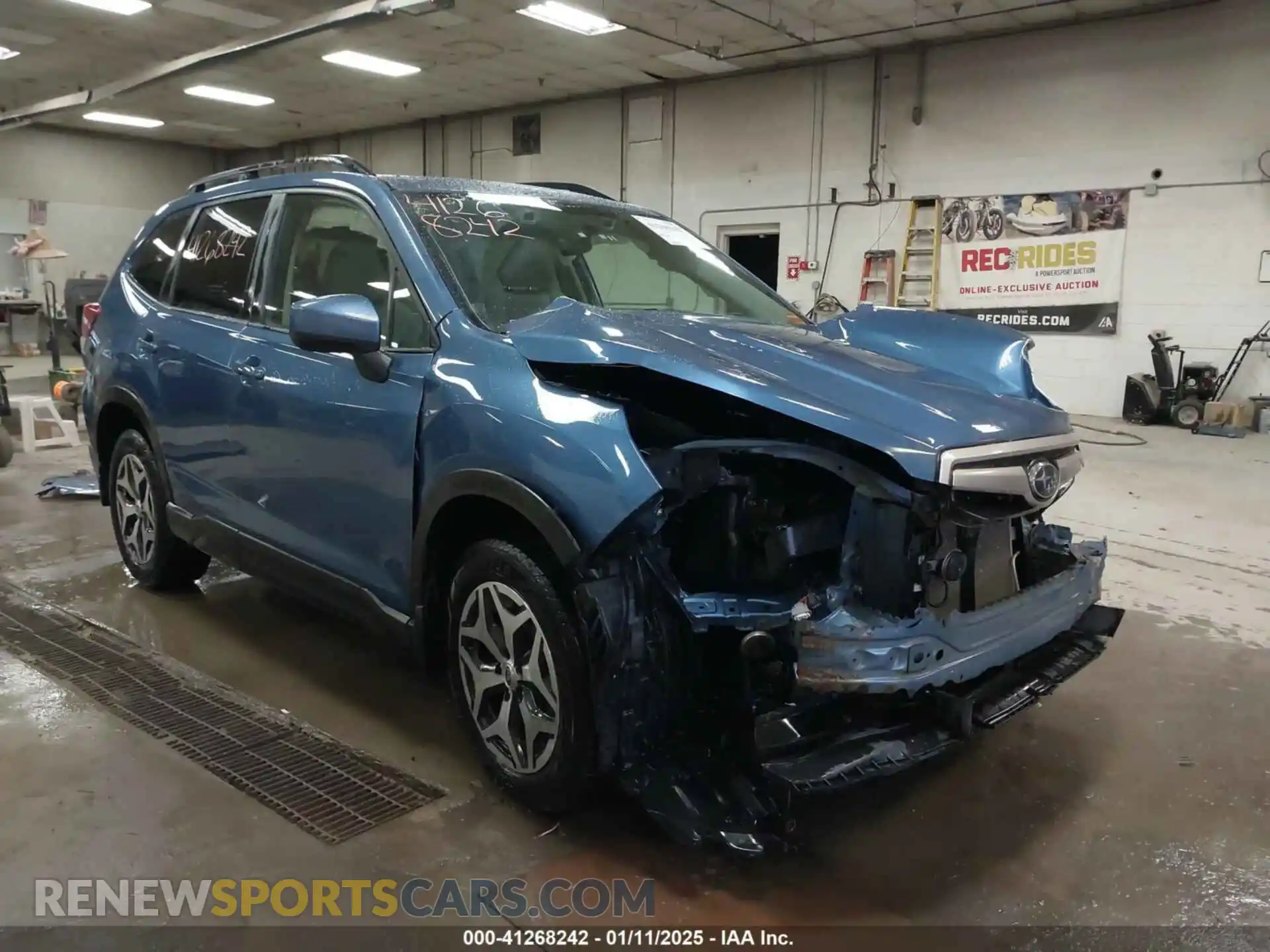 1 Photograph of a damaged car JF2SKAFC6MH572726 SUBARU FORESTER 2021