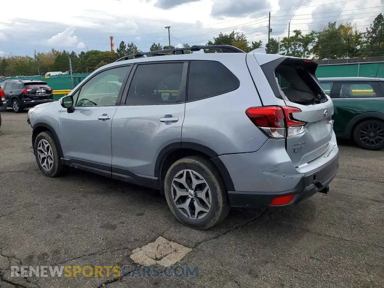2 Photograph of a damaged car JF2SKAFC8MH459828 SUBARU FORESTER 2021