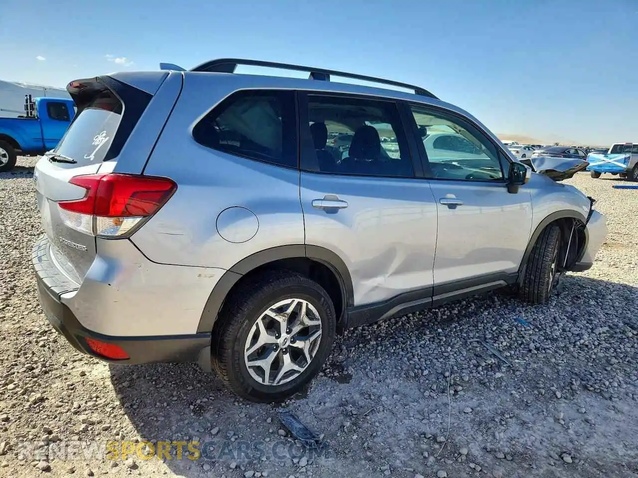 3 Photograph of a damaged car JF2SKAFC8MH536102 SUBARU FORESTER 2021