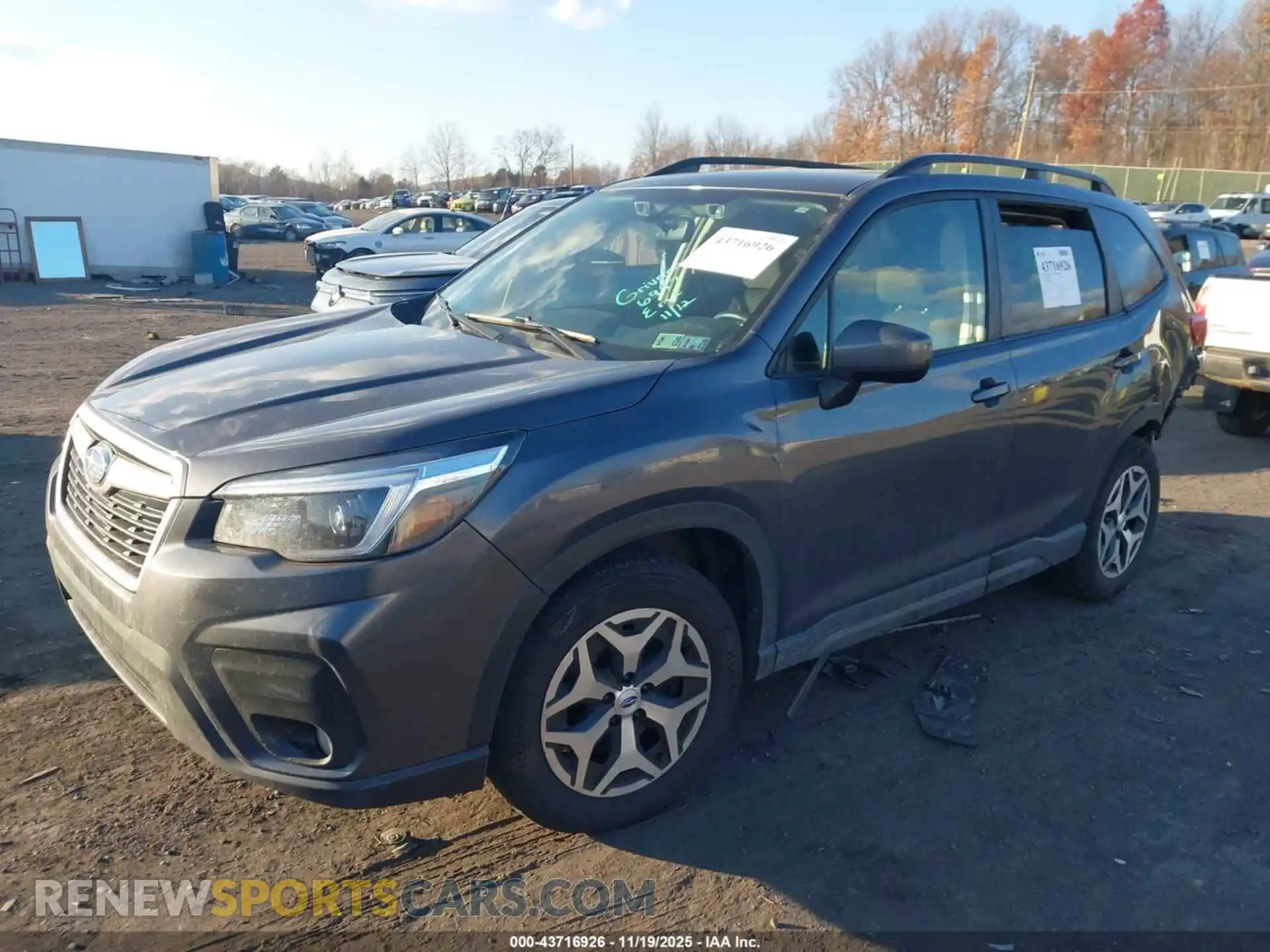 2 Photograph of a damaged car JF2SKAFC8MH568855 SUBARU FORESTER 2021