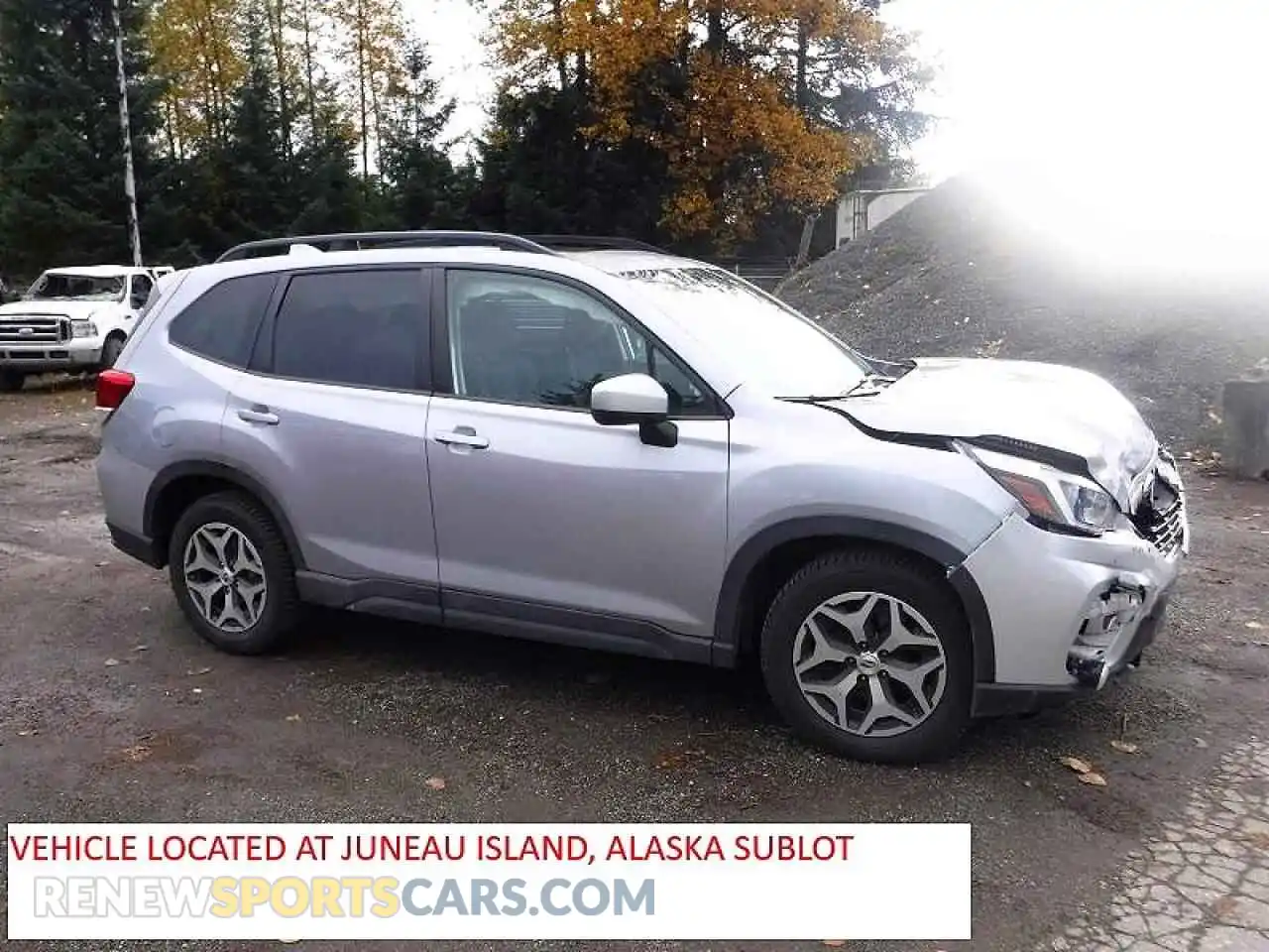 1 Photograph of a damaged car JF2SKAFC8MH571710 SUBARU FORESTER 2021