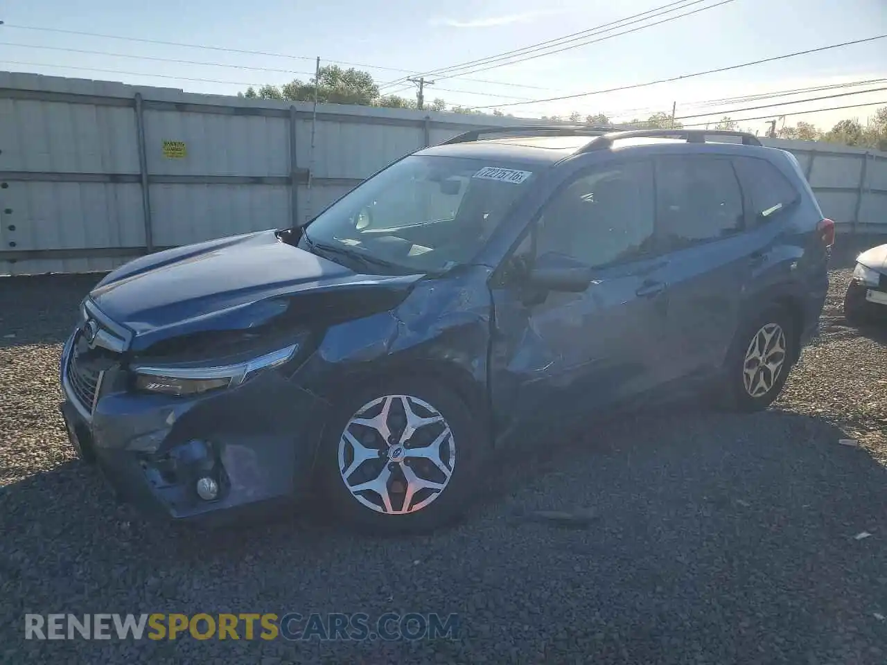 1 fotografías del automóvil dañado JF2SKAFC8MH588975 SUBARU FORESTER 2021