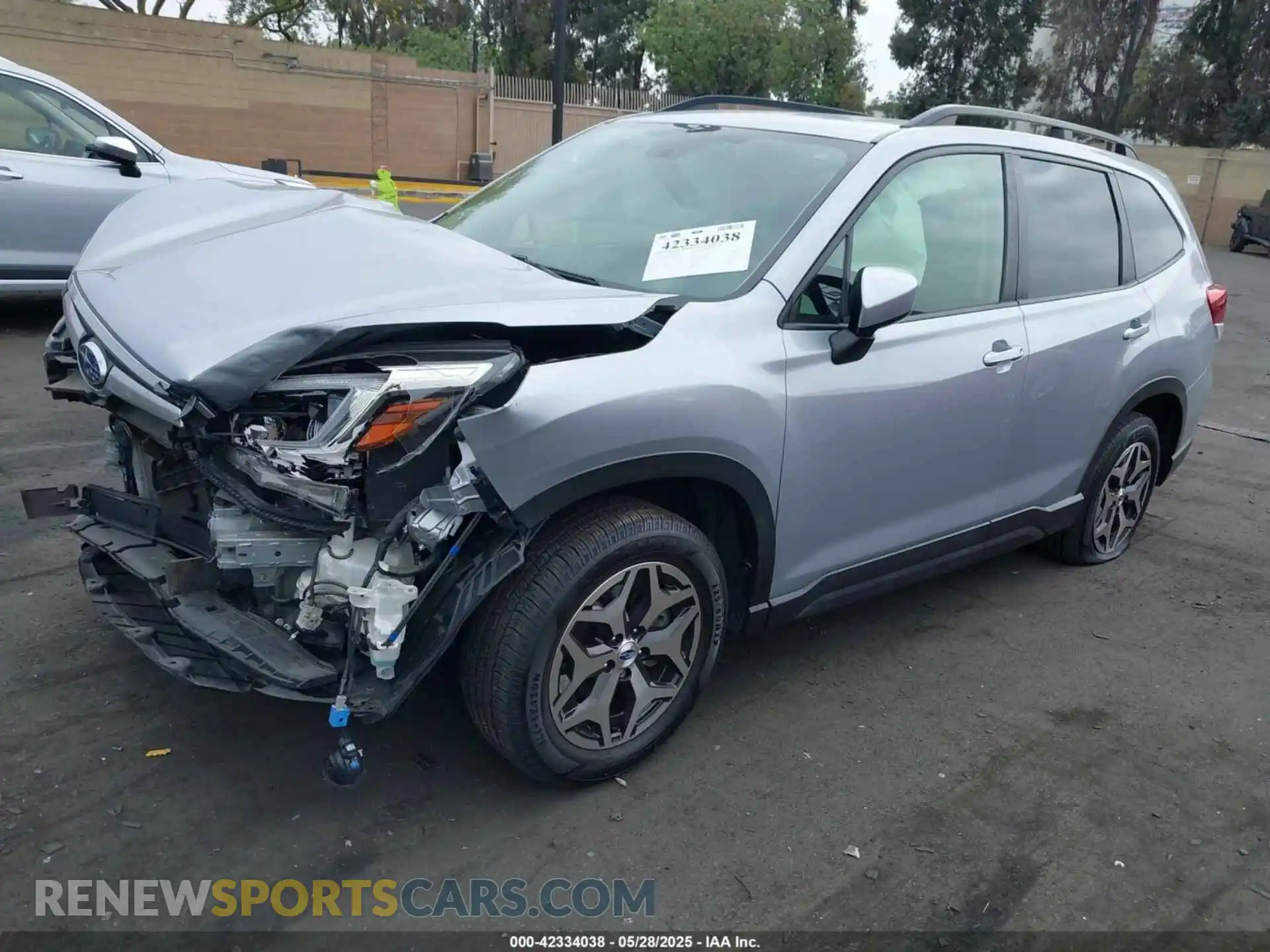2 Photograph of a damaged car JF2SKAFC9MH431021 SUBARU FORESTER 2021