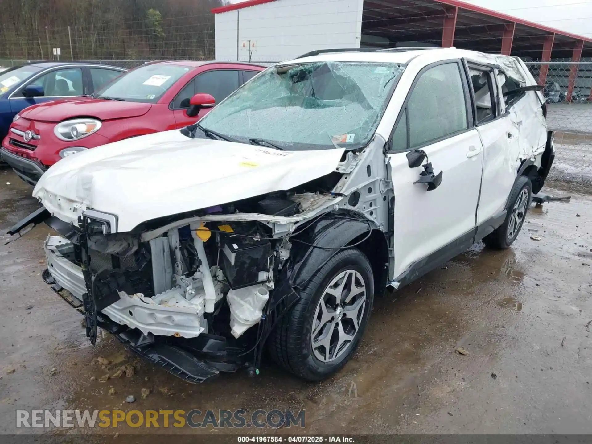 2 Photograph of a damaged car JF2SKAFC9MH436610 SUBARU FORESTER 2021