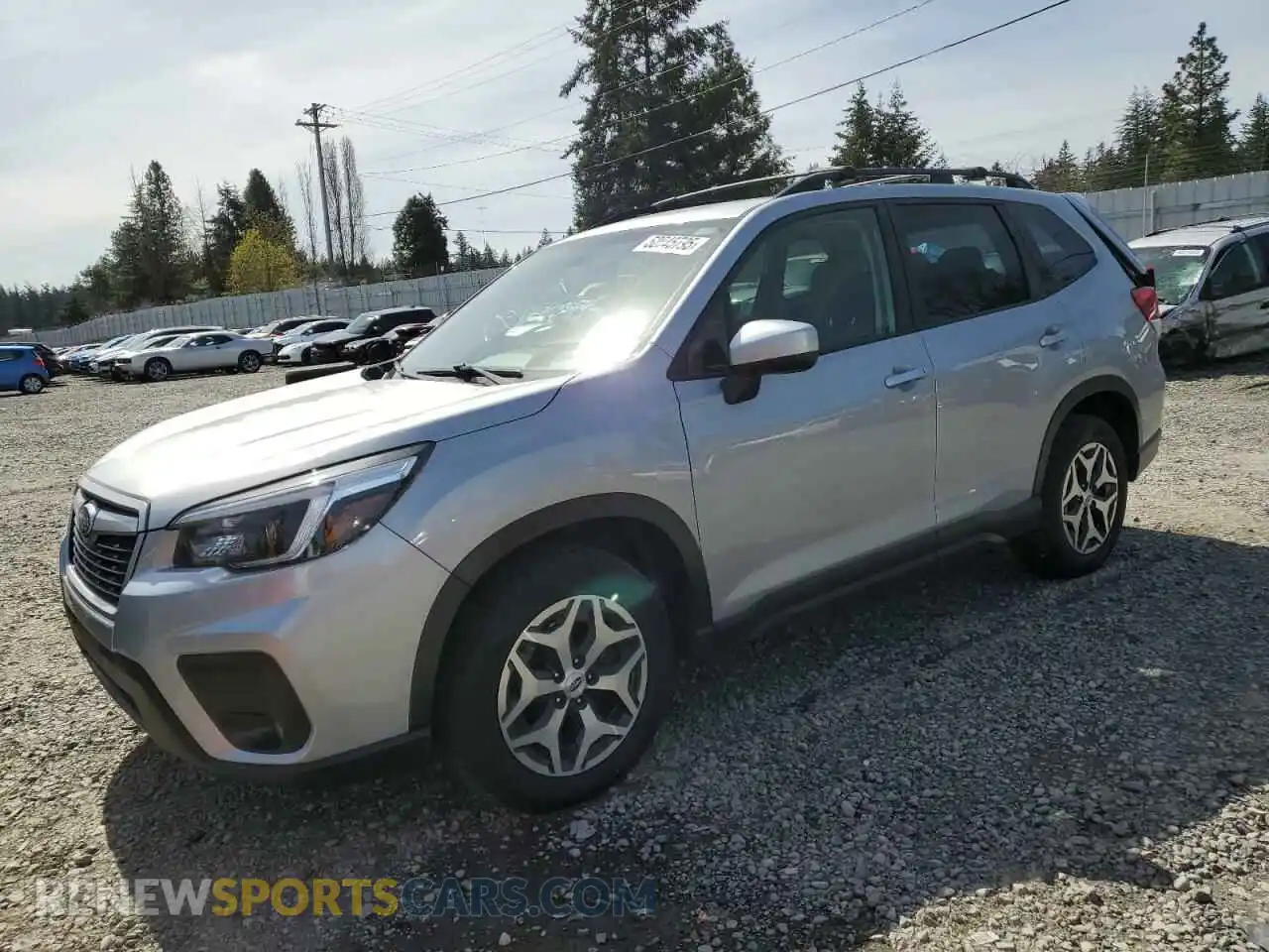 1 Photograph of a damaged car JF2SKAFCXMH550163 SUBARU FORESTER 2021