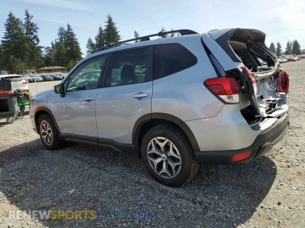 2 Photograph of a damaged car JF2SKAFCXMH550163 SUBARU FORESTER 2021