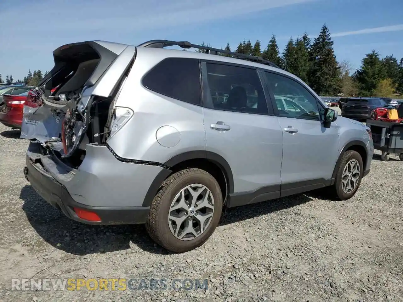 3 Photograph of a damaged car JF2SKAFCXMH550163 SUBARU FORESTER 2021