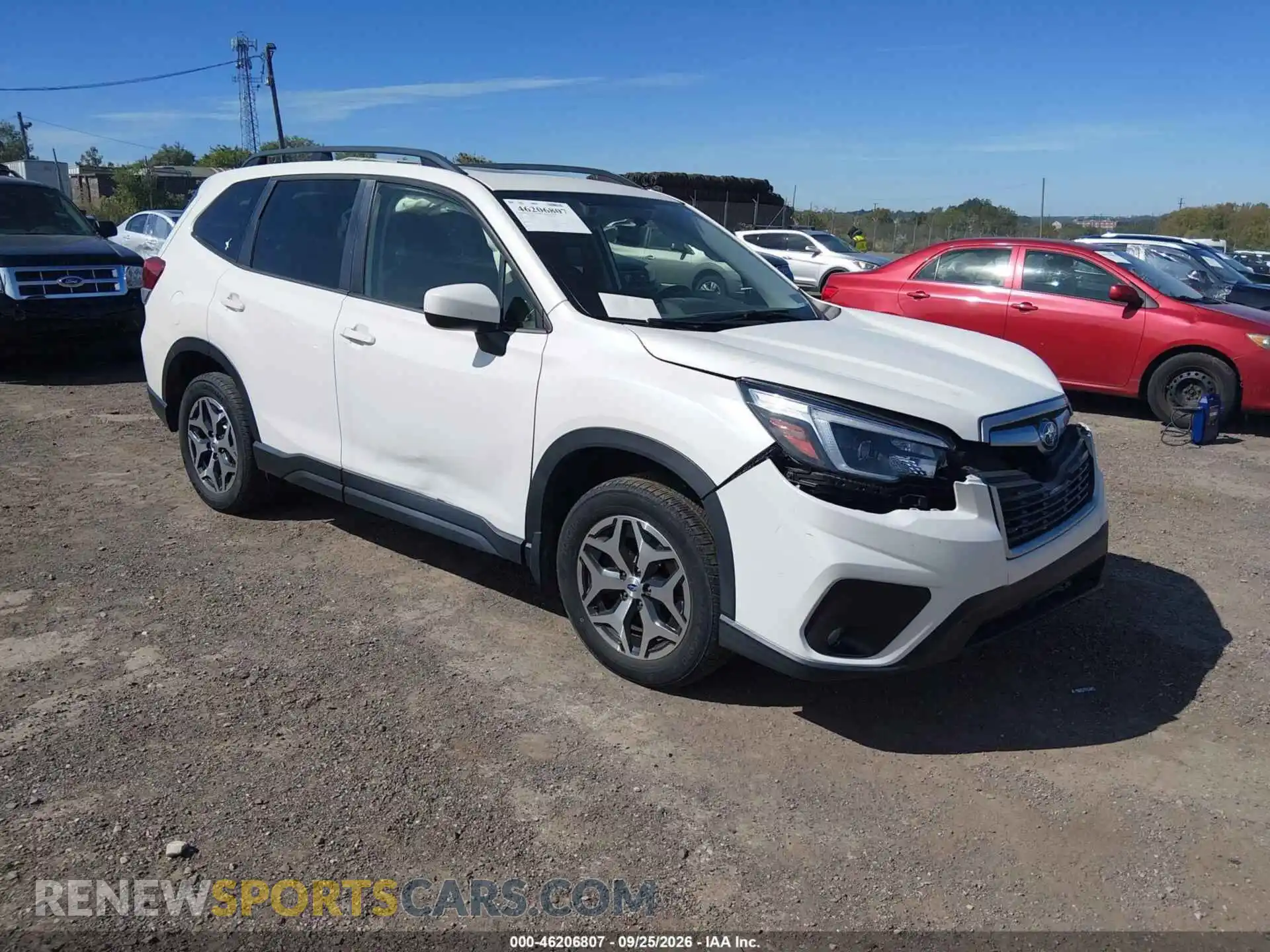 1 Photograph of a damaged car JF2SKAJC0MH449771 SUBARU FORESTER 2021
