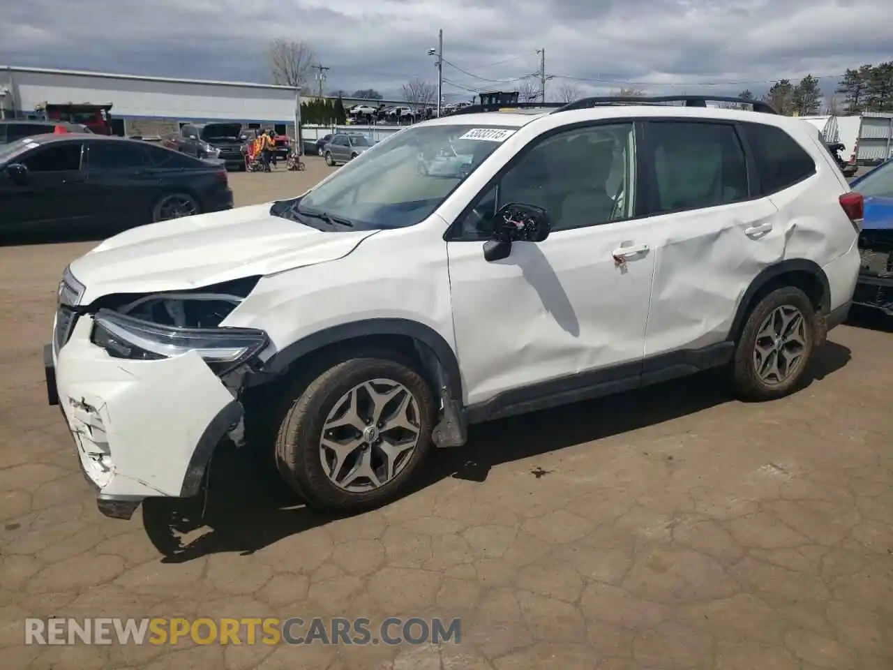 1 Photograph of a damaged car JF2SKAJC0MH467641 SUBARU FORESTER 2021