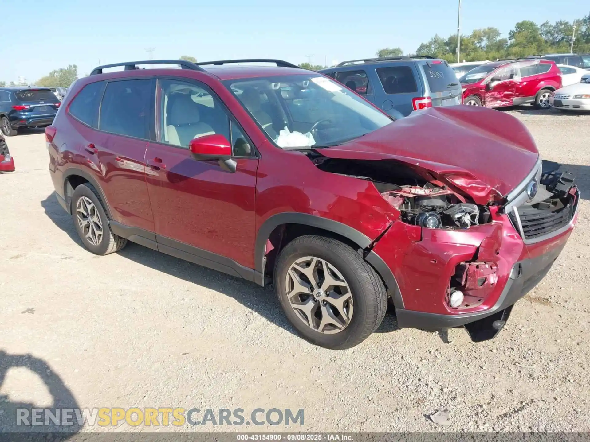 1 Photograph of a damaged car JF2SKAJC0MH469485 SUBARU FORESTER 2021