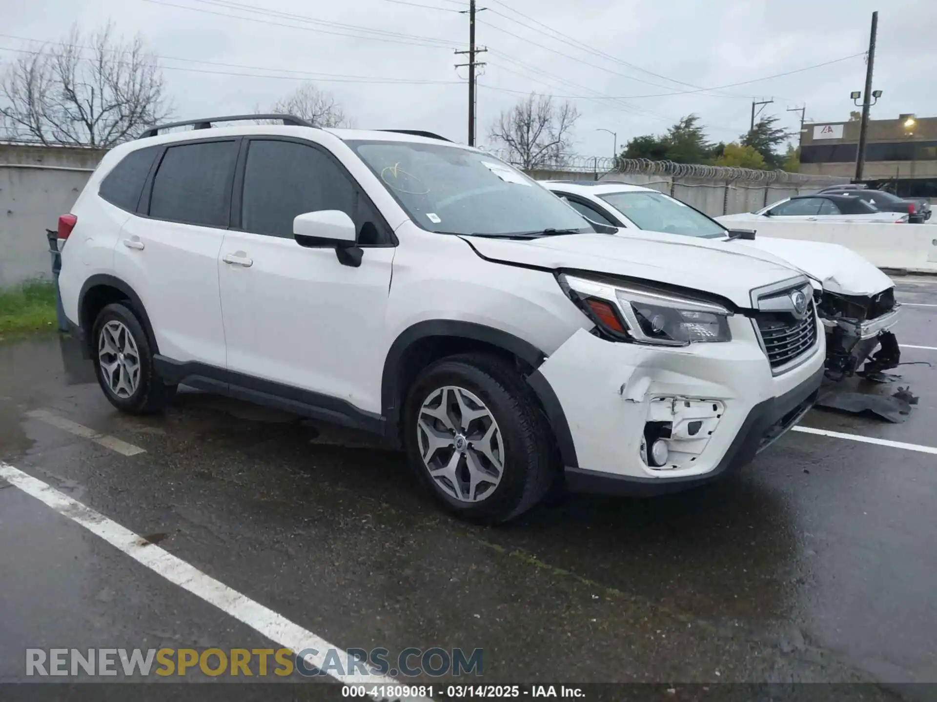 1 Photograph of a damaged car JF2SKAJC0MH502694 SUBARU FORESTER 2021