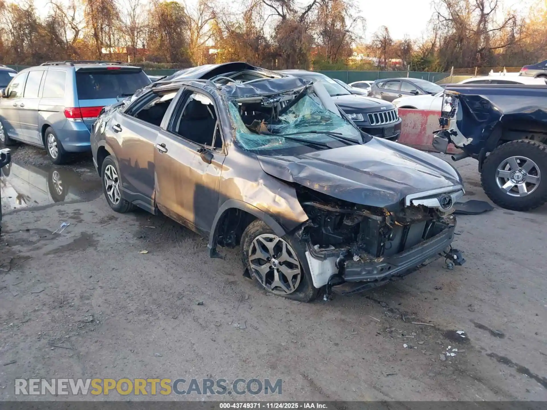 1 Photograph of a damaged car JF2SKAJC0MH553189 SUBARU FORESTER 2021