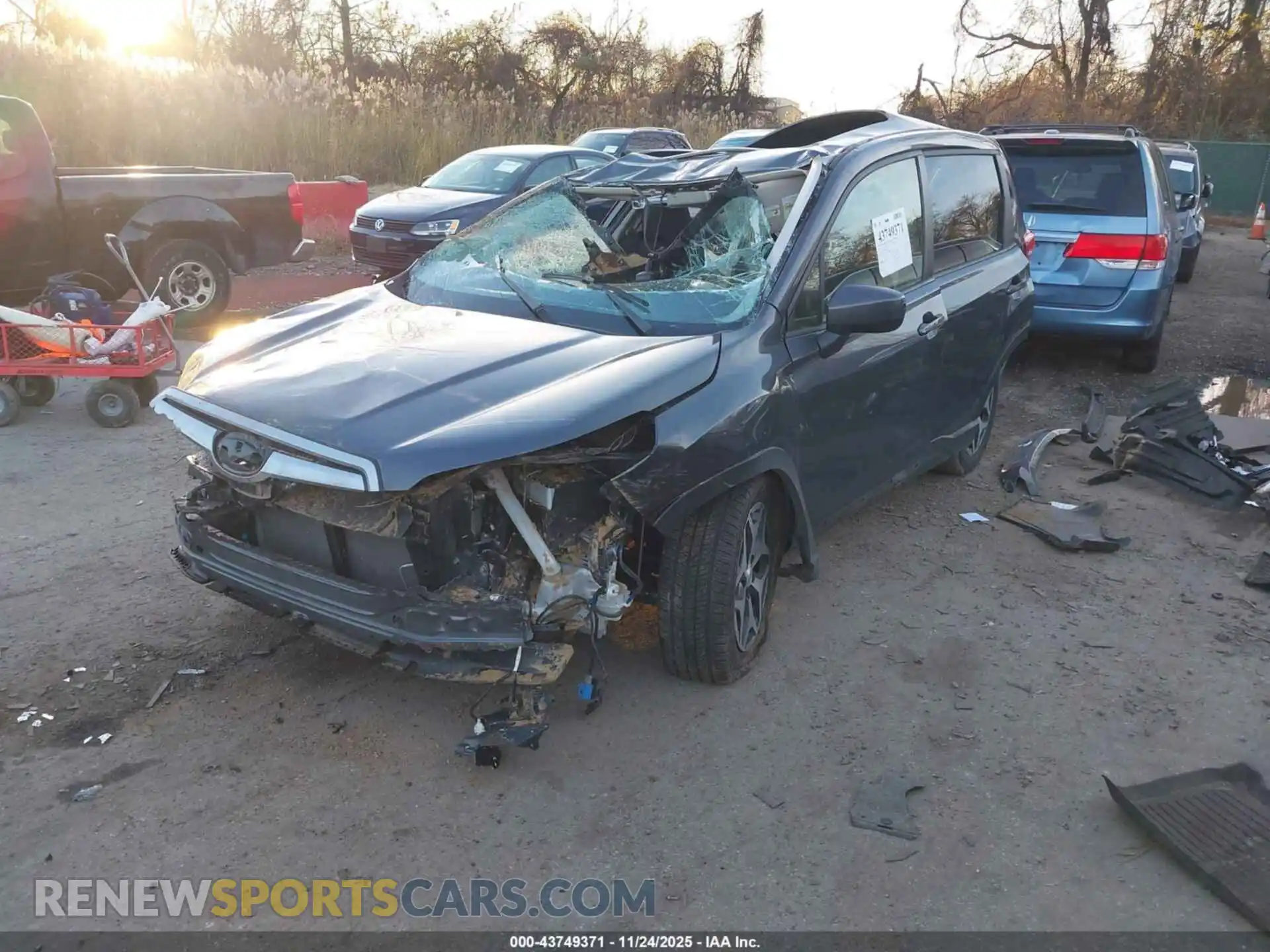 2 Photograph of a damaged car JF2SKAJC0MH553189 SUBARU FORESTER 2021