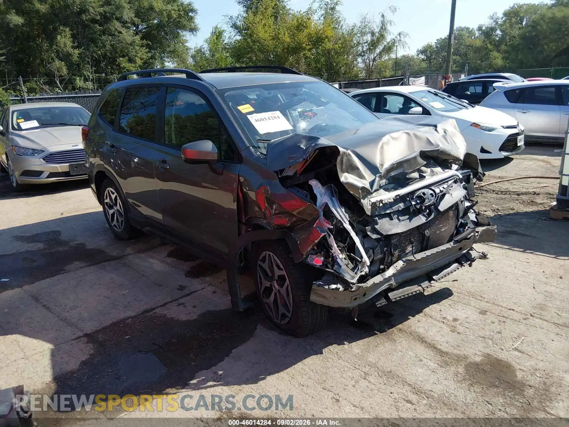 1 Photograph of a damaged car JF2SKAJC0MH572275 SUBARU FORESTER 2021