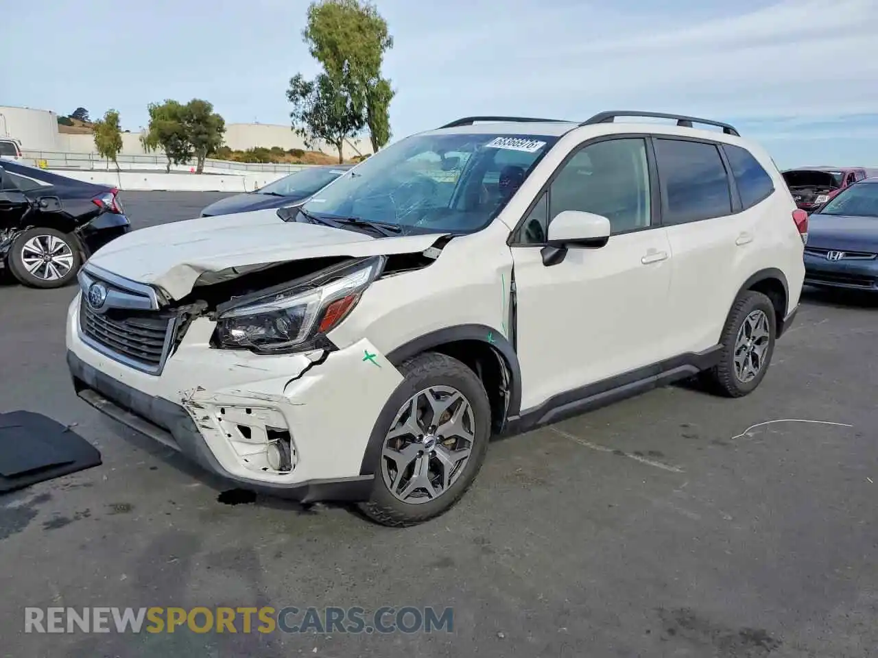 1 fotografías del automóvil dañado JF2SKAJC1MH424006 SUBARU FORESTER 2021