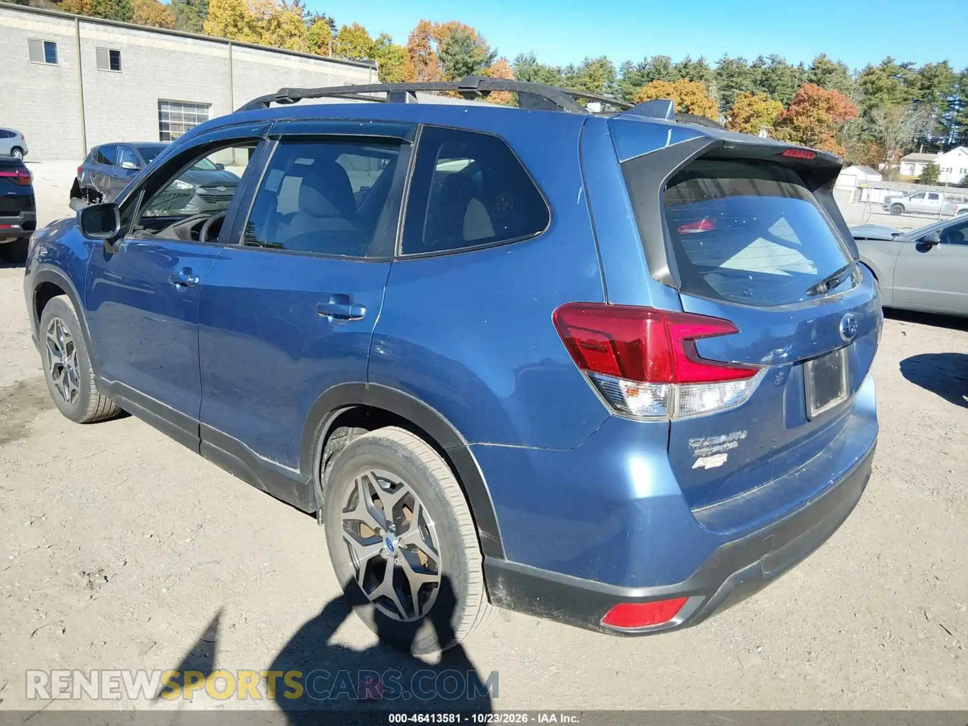 3 fotografías del automóvil dañado JF2SKAJC1MH459175 SUBARU FORESTER 2021
