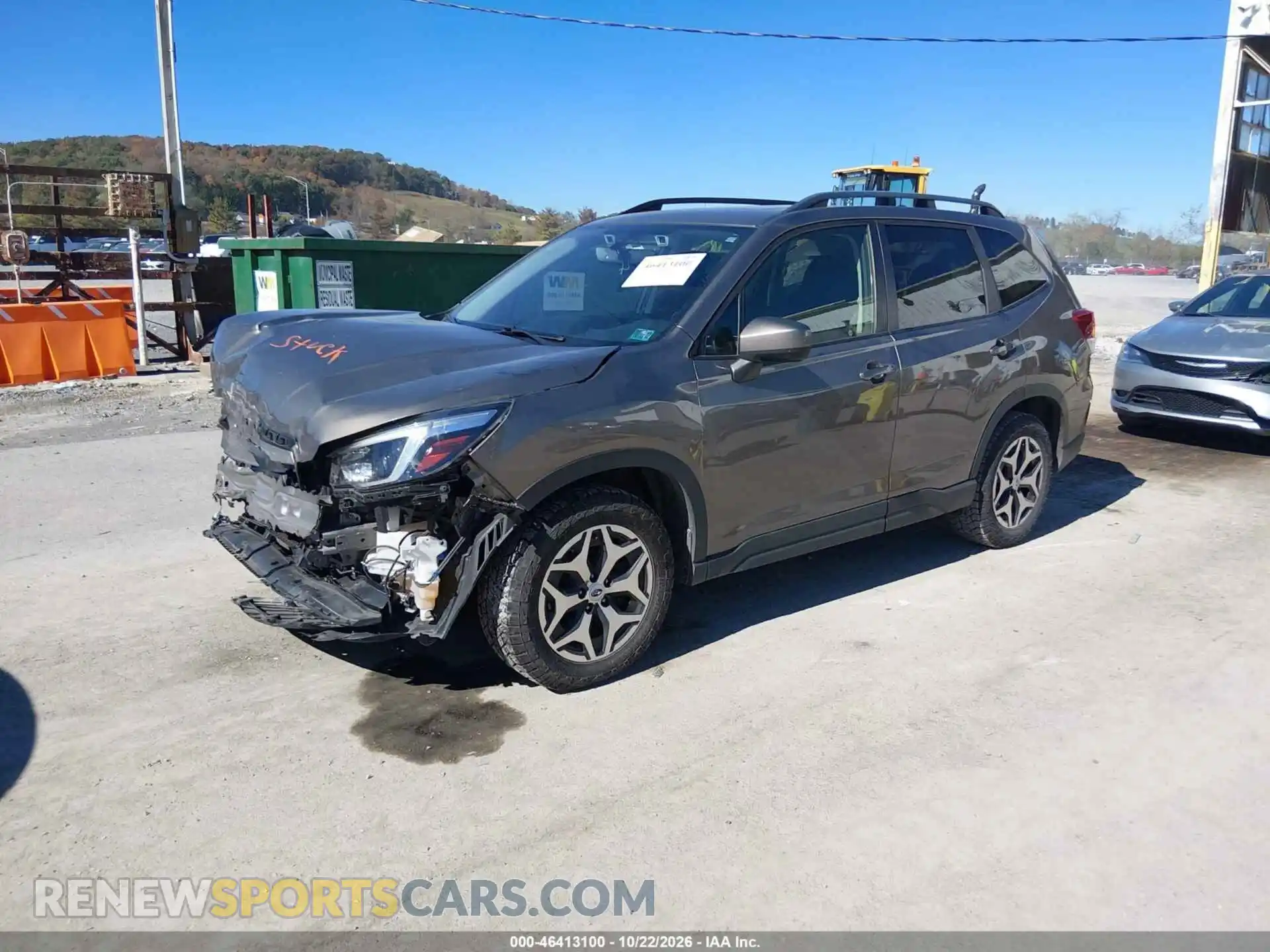 2 Photograph of a damaged car JF2SKAJC1MH476011 SUBARU FORESTER 2021