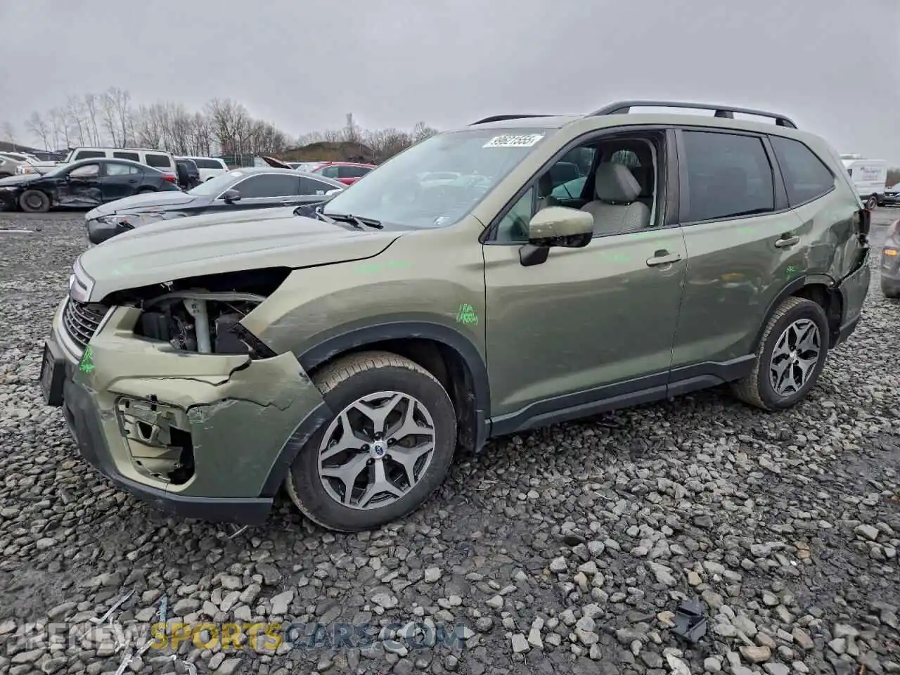 1 Photograph of a damaged car JF2SKAJC1MH488305 SUBARU FORESTER 2021