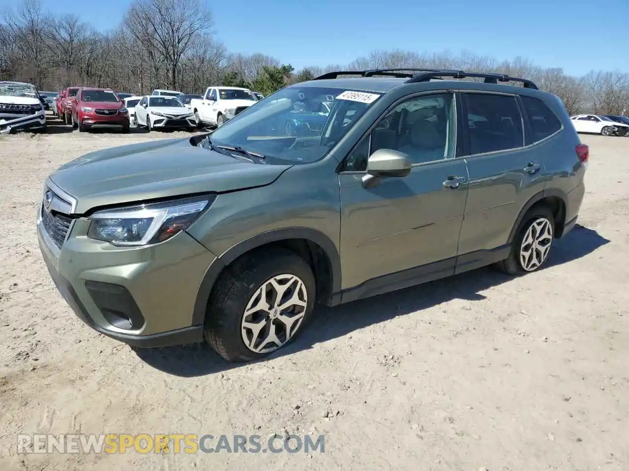 1 fotografías del automóvil dañado JF2SKAJC1MH511422 SUBARU FORESTER 2021