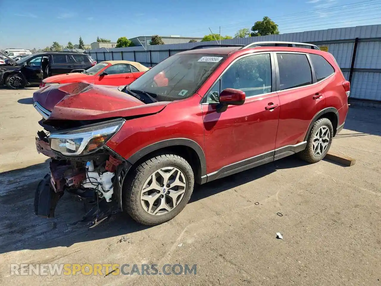 1 Photograph of a damaged car JF2SKAJC1MH519777 SUBARU FORESTER 2021