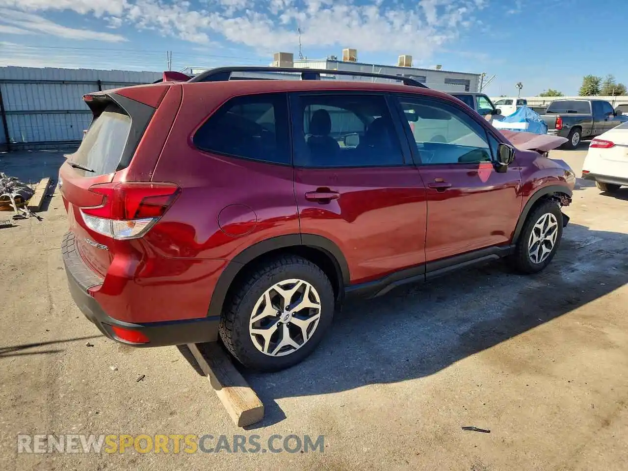 3 Photograph of a damaged car JF2SKAJC1MH519777 SUBARU FORESTER 2021