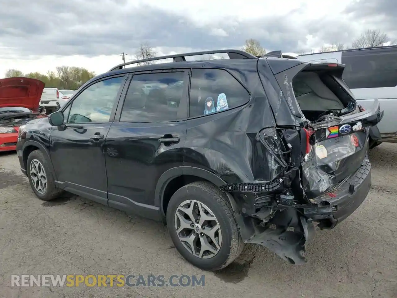 2 Photograph of a damaged car JF2SKAJC1MH533825 SUBARU FORESTER 2021