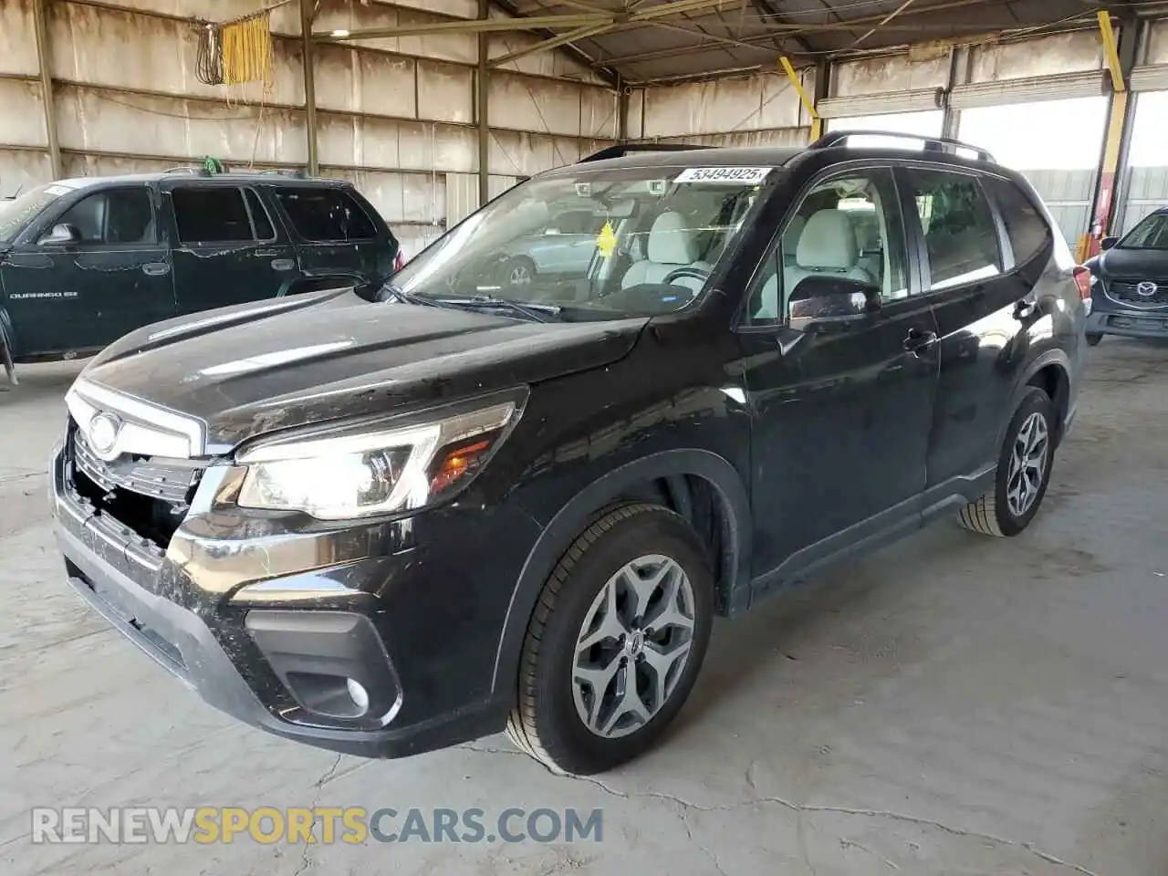 1 fotografías del automóvil dañado JF2SKAJC2MH485753 SUBARU FORESTER 2021