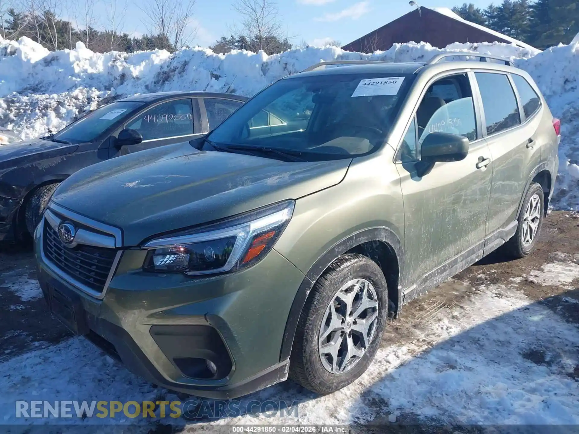 2 Photograph of a damaged car JF2SKAJC2MH530707 SUBARU FORESTER 2021