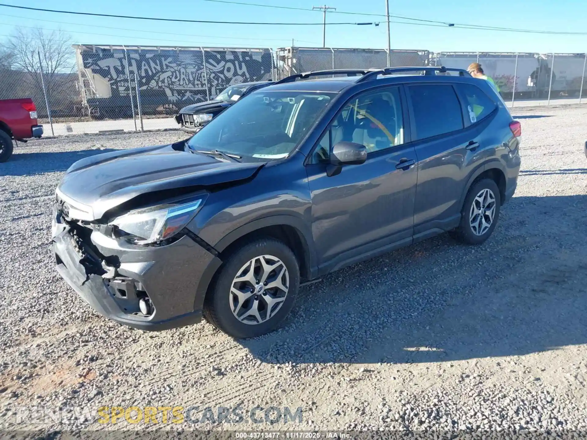 2 Photograph of a damaged car JF2SKAJC2MH555154 SUBARU FORESTER 2021