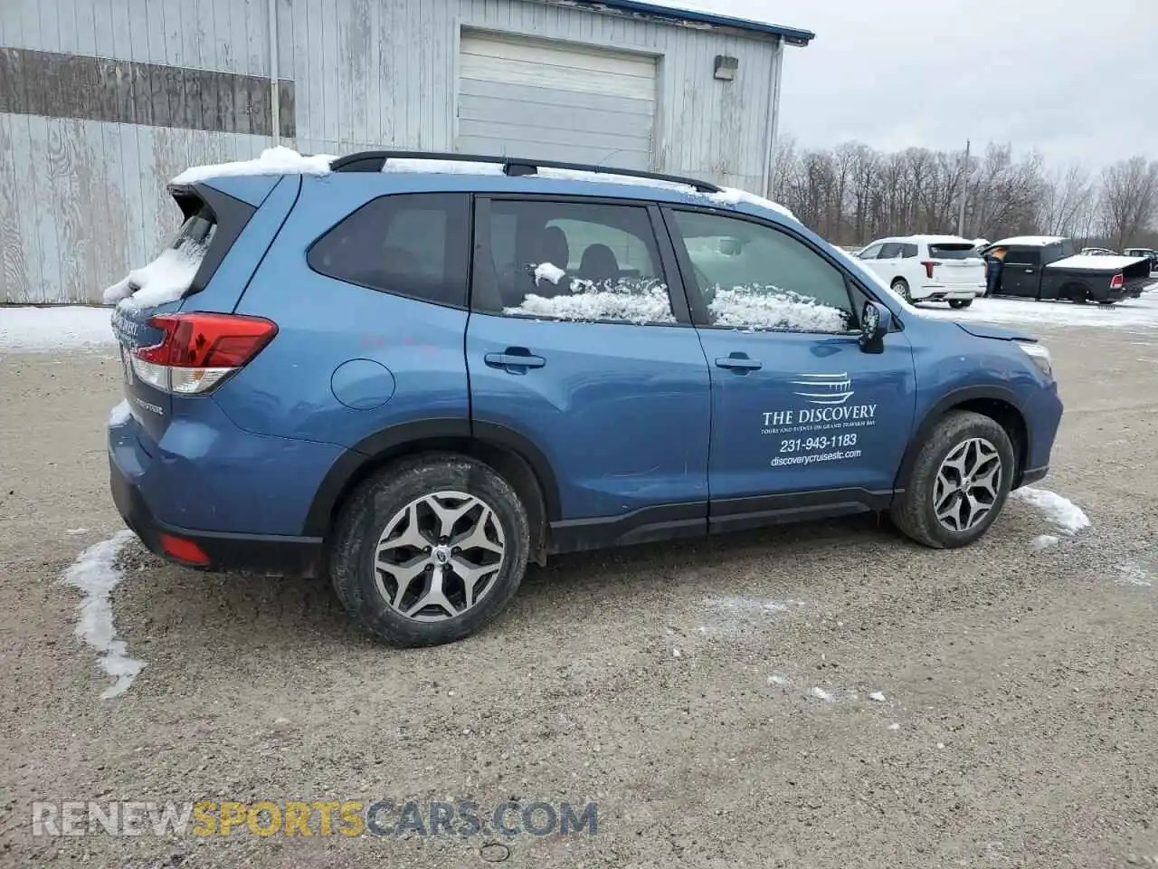 3 Photograph of a damaged car JF2SKAJC3MH436917 SUBARU FORESTER 2021