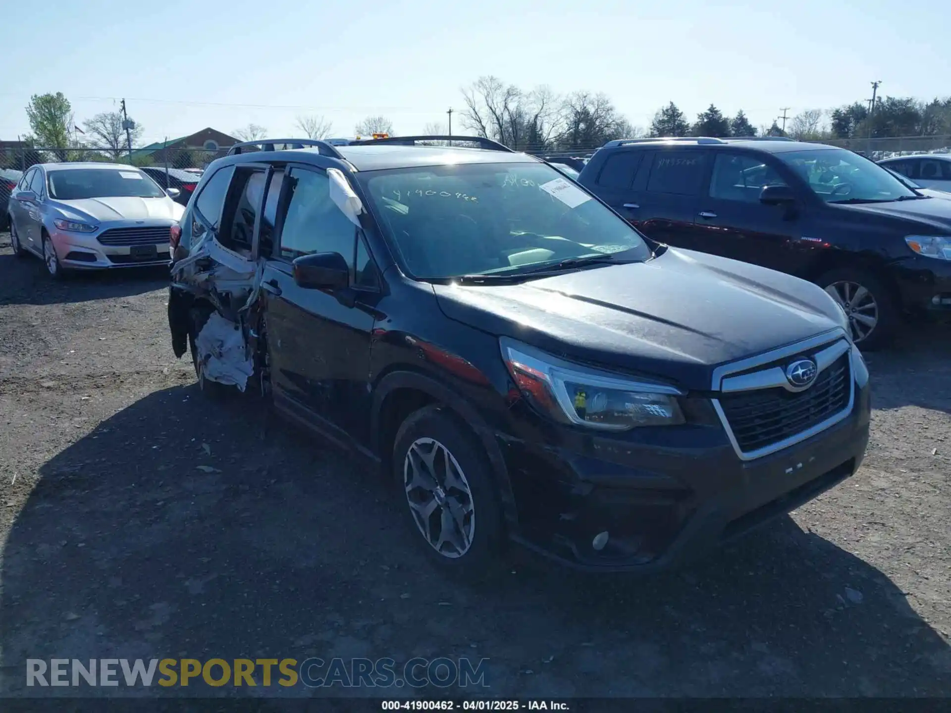 1 Photograph of a damaged car JF2SKAJC3MH443950 SUBARU FORESTER 2021