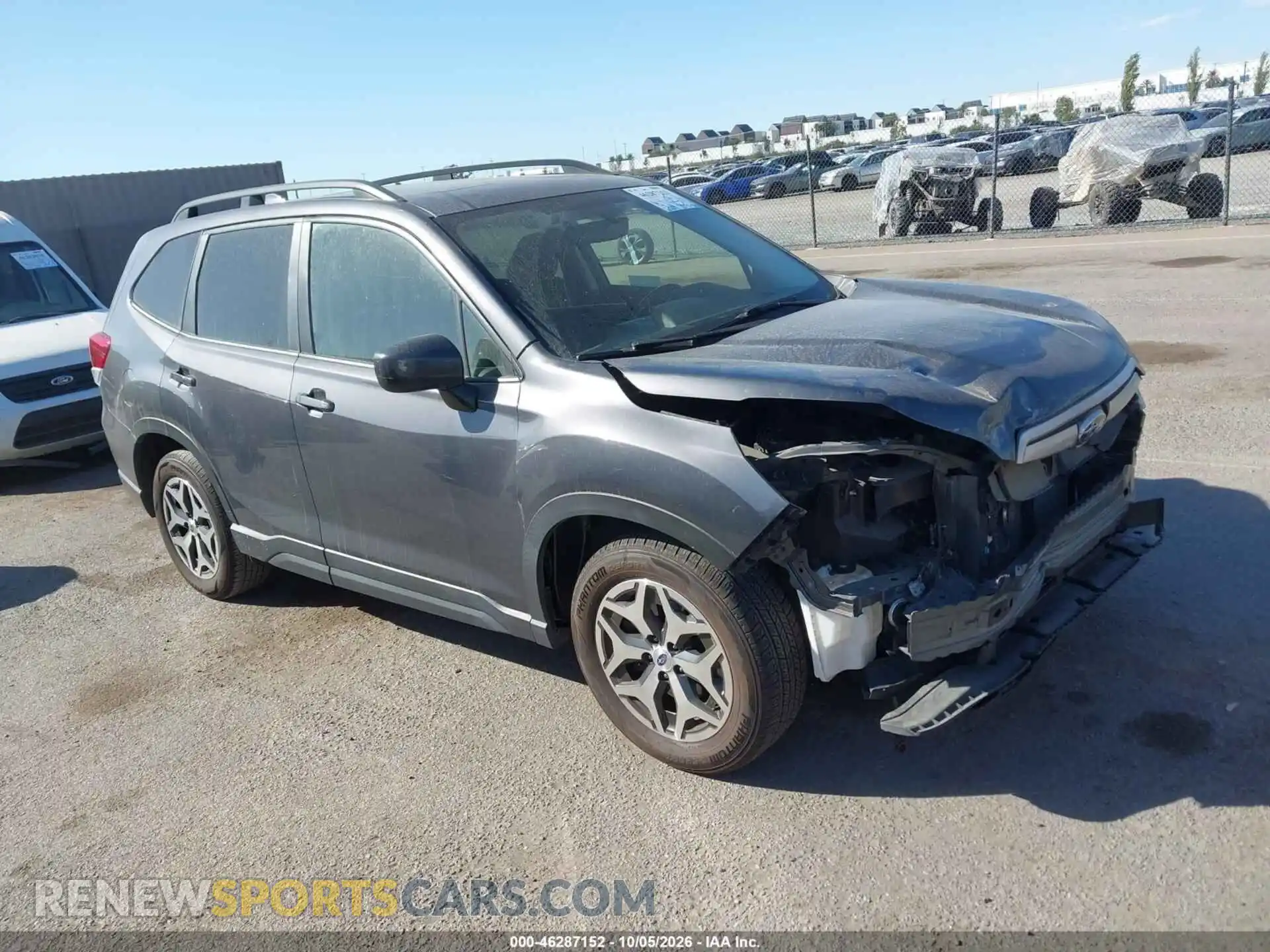1 Photograph of a damaged car JF2SKAJC3MH471408 SUBARU FORESTER 2021