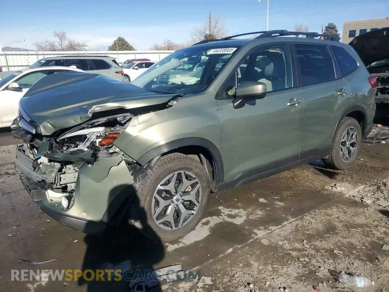 1 Photograph of a damaged car JF2SKAJC3MH479508 SUBARU FORESTER 2021