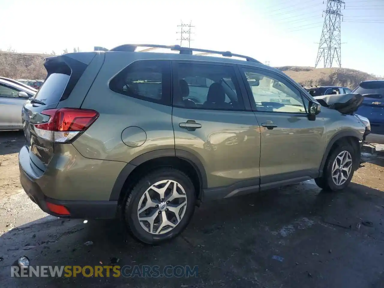 3 Photograph of a damaged car JF2SKAJC3MH479508 SUBARU FORESTER 2021