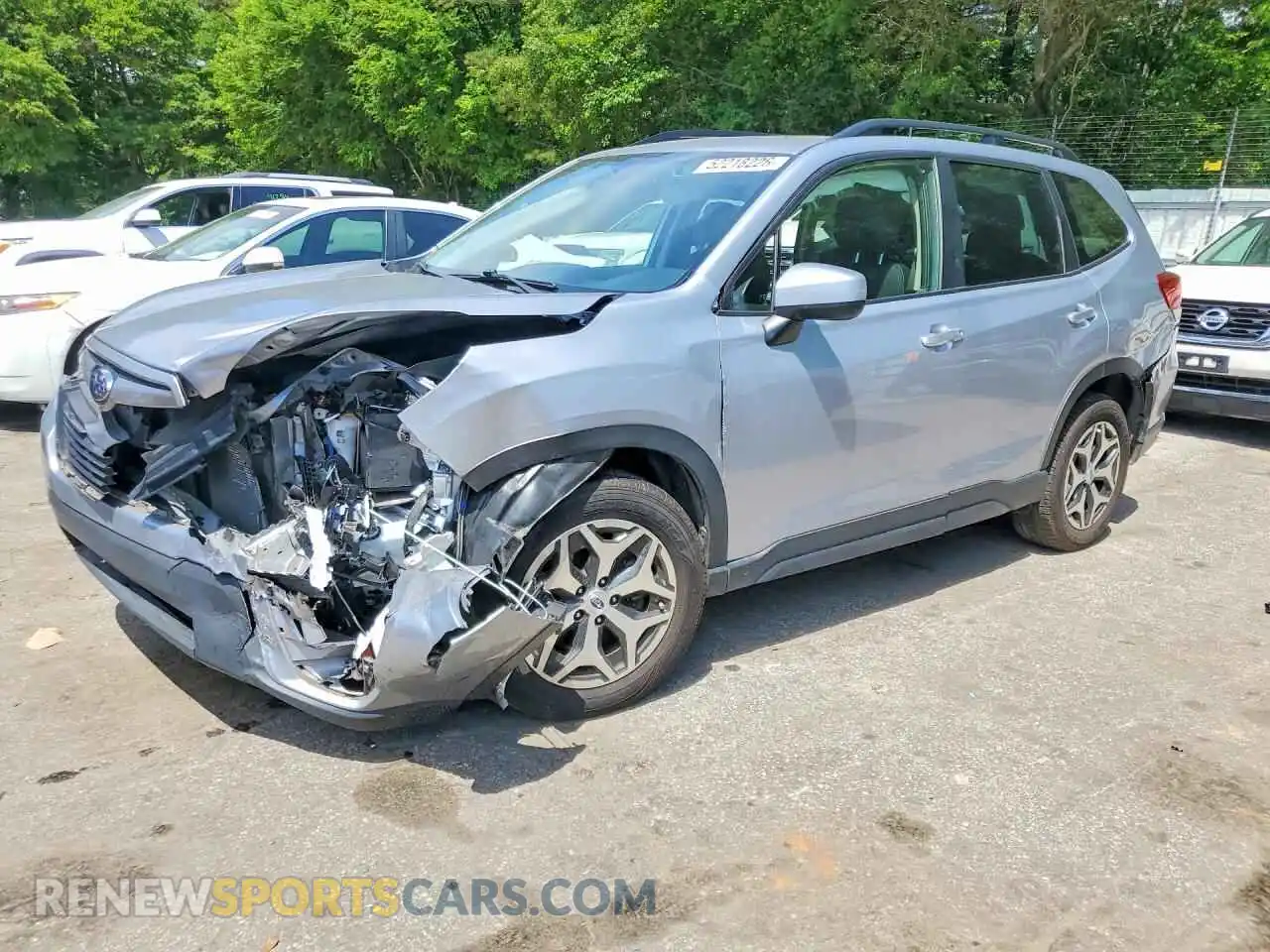 1 Photograph of a damaged car JF2SKAJC3MH504486 SUBARU FORESTER 2021