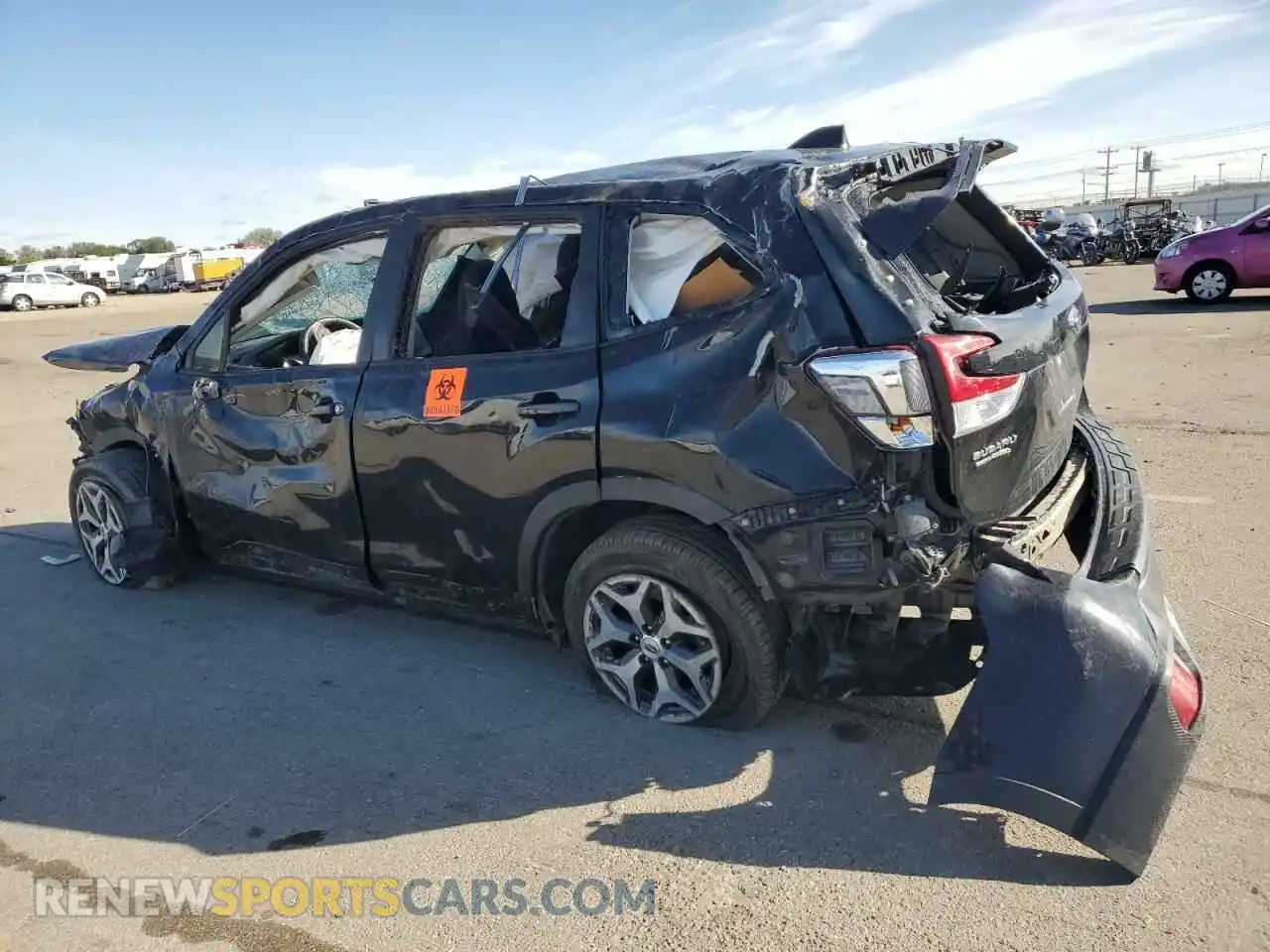 2 Photograph of a damaged car JF2SKAJC3MH532160 SUBARU FORESTER 2021