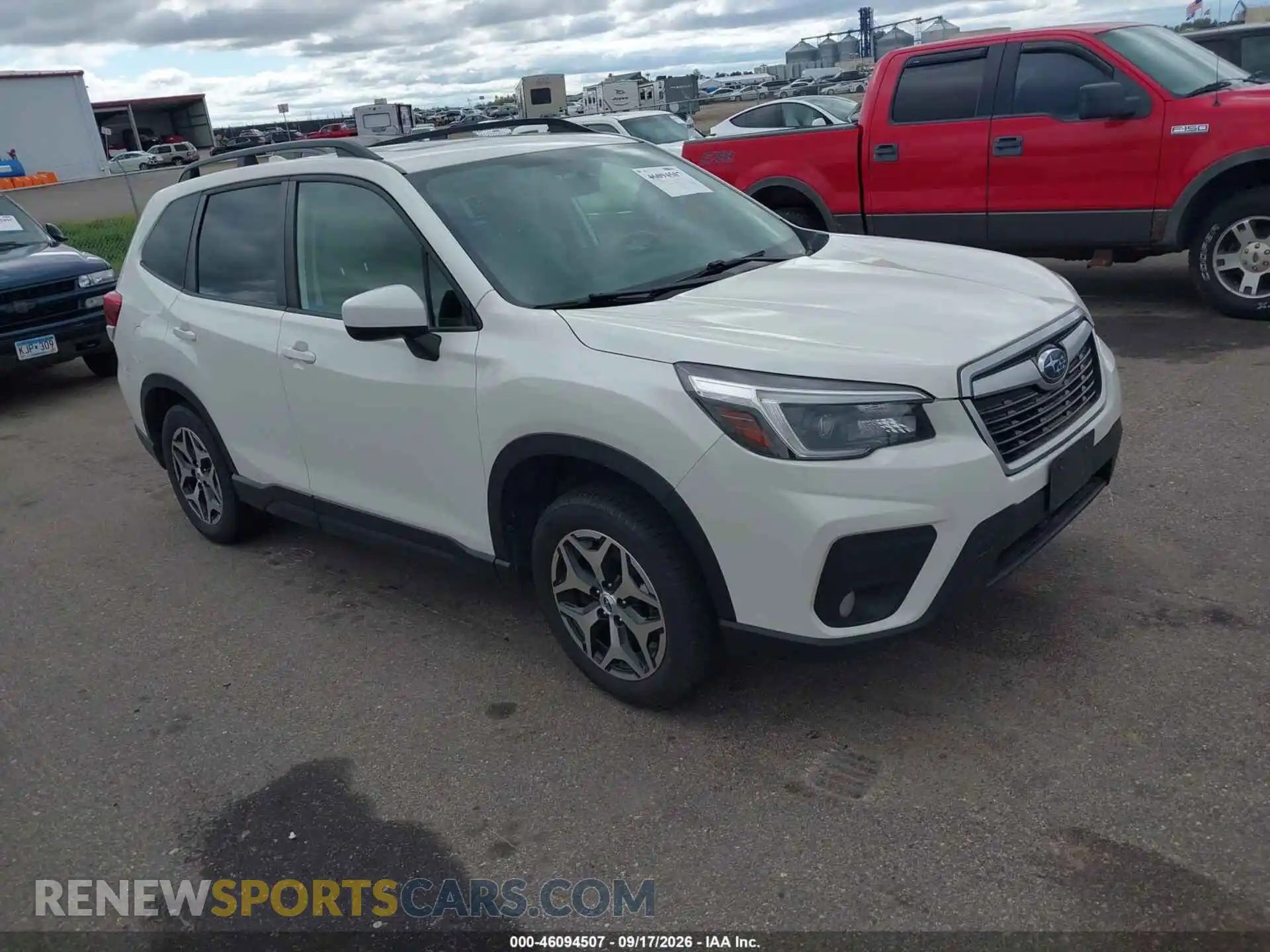 1 Фотография поврежденного автомобиля JF2SKAJC3MH534135 SUBARU FORESTER 2021