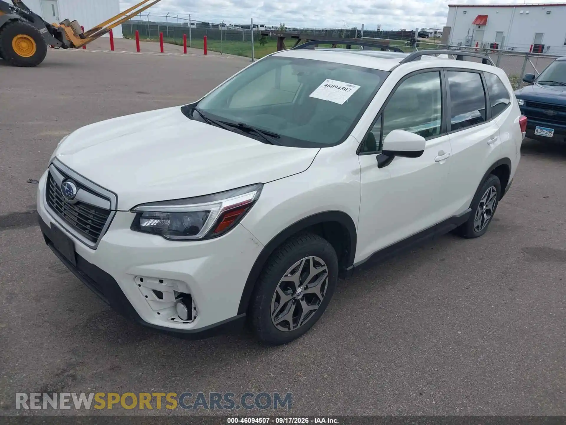 2 Фотография поврежденного автомобиля JF2SKAJC3MH534135 SUBARU FORESTER 2021
