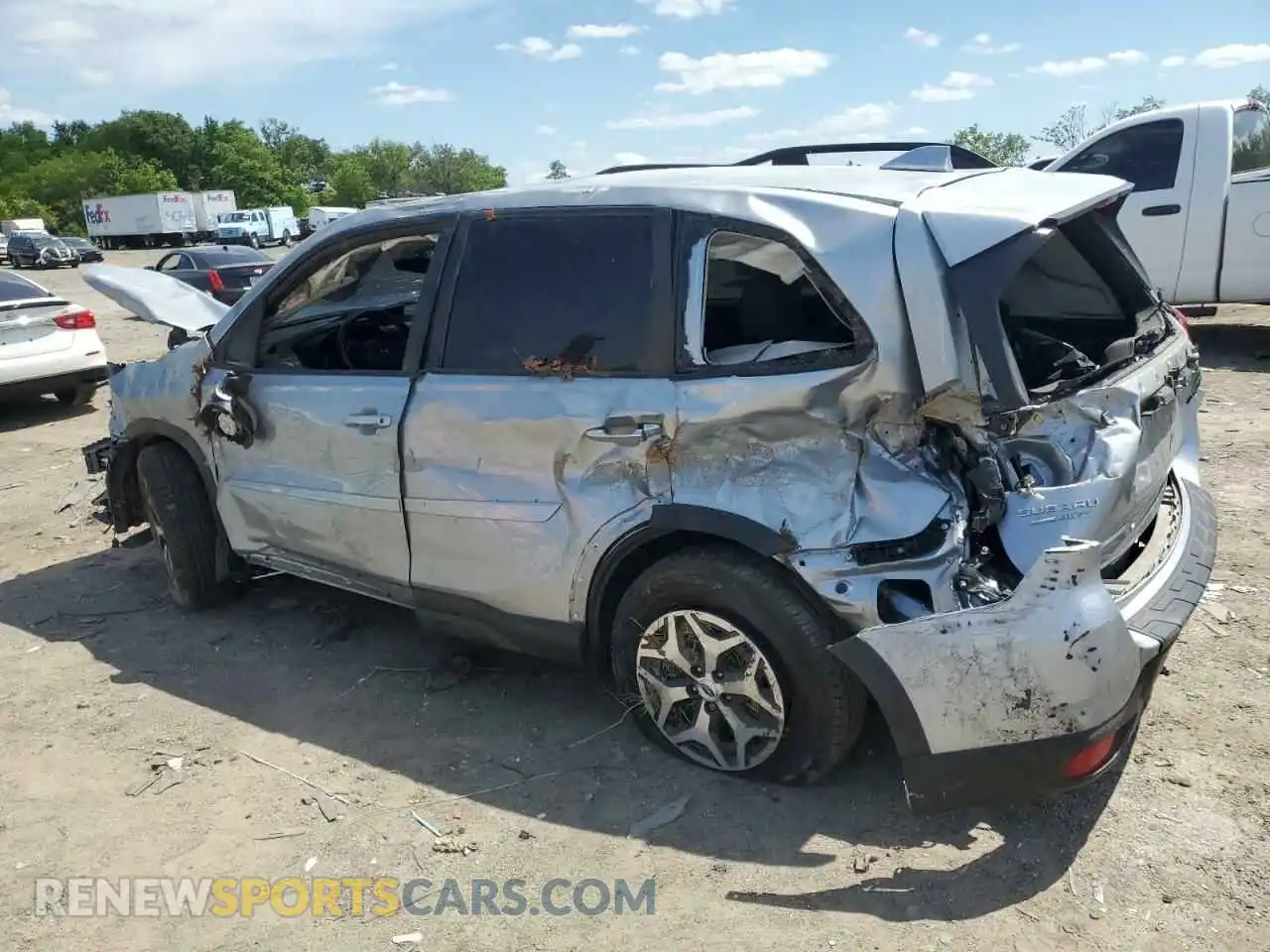 2 Photograph of a damaged car JF2SKAJC3MH592083 SUBARU FORESTER 2021